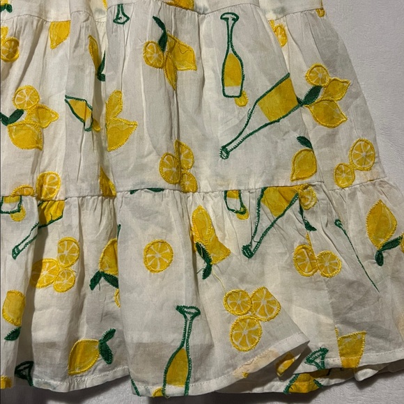 Show Me Your MuMu Limoncello embroidery Jolene mini dress - Picture 6 of 9